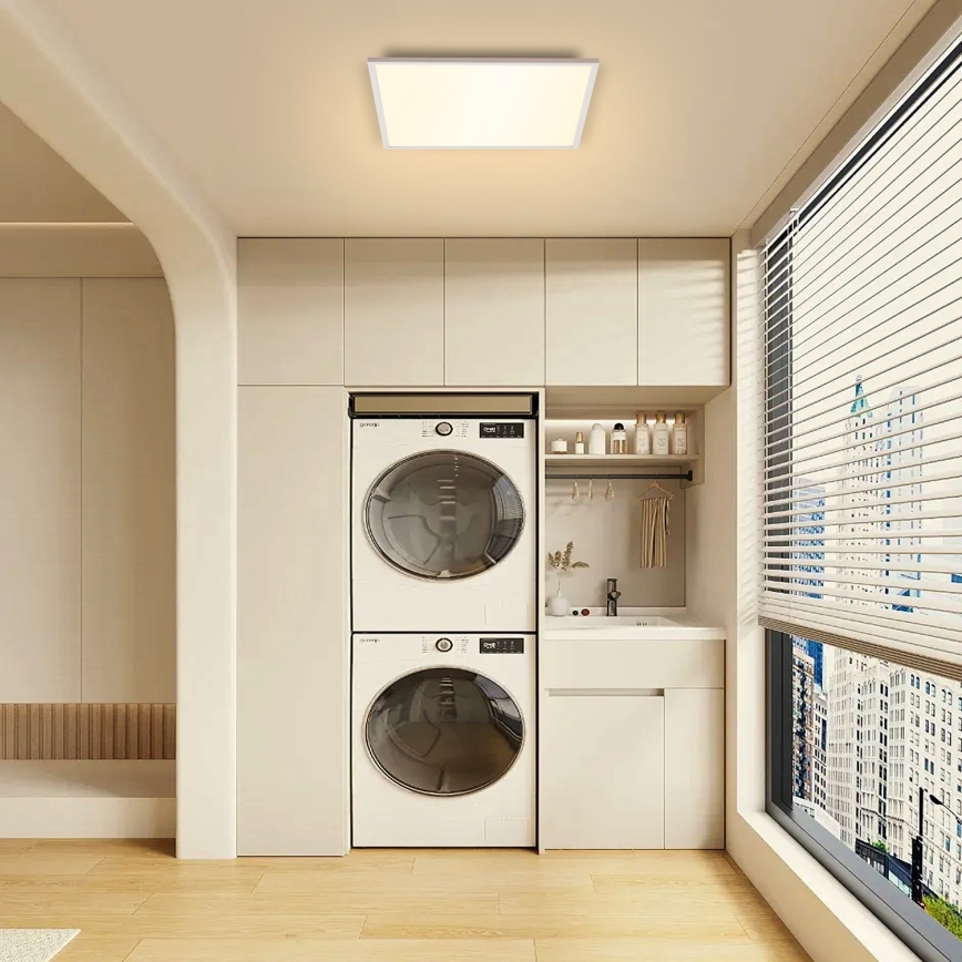 Brilagi - SLIMFRAME LED Dimmable Ceiling Light LED/58W/230V 60x60 cm 3000-6000K White + Remote Control