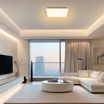 Brilagi - SLIMFRAME LED Dimmable Ceiling Light LED/58W/230V 60x60 cm 3000-6000K White + Remote Control
