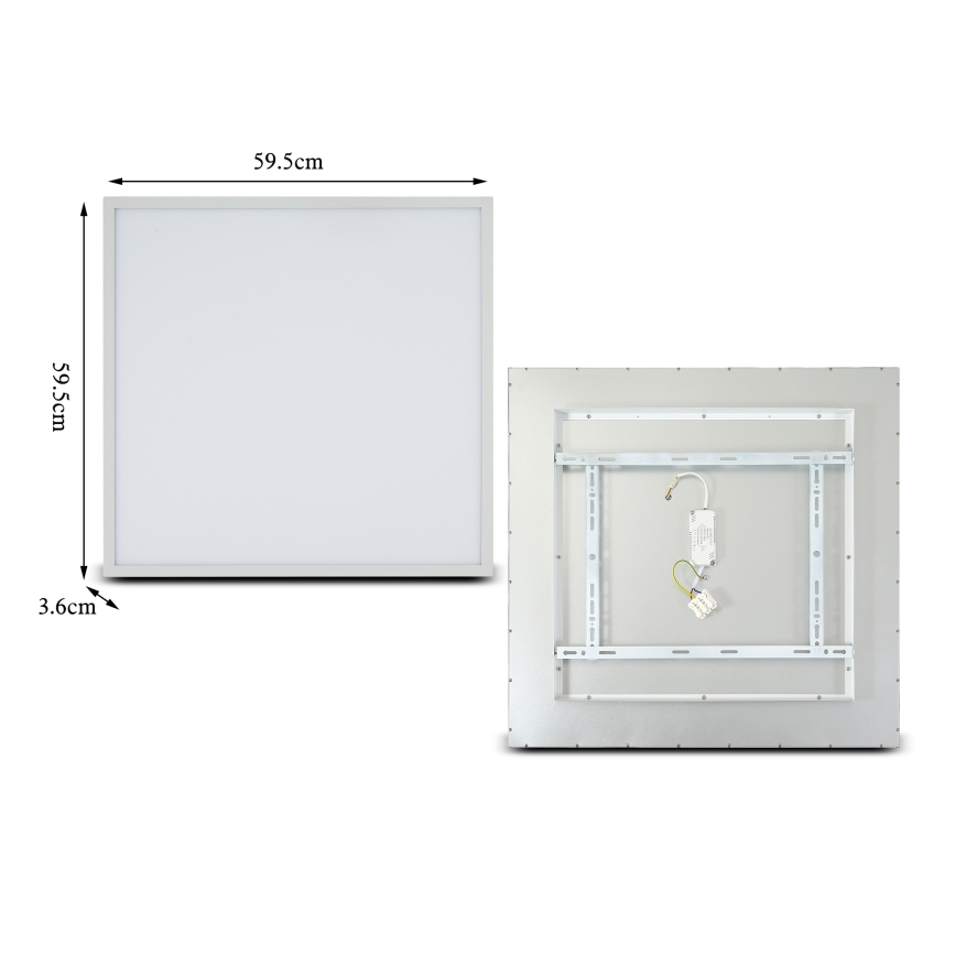 Brilagi - SLIMFRAME LED Dimmable Ceiling Light LED/58W/230V 60x60 cm 3000-6000K White + Remote Control