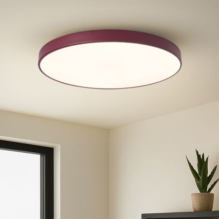Brilagi - Dimmable LED Fixture POOL SMART LED/100W/230V Ø 80 cm 3000-6000K Wi-Fi Tuya + remote control Burgundy