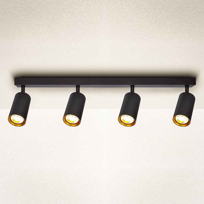 Brilagi - LED Dimmable Spotlight SELE 4xGU10/6.5W/230V 2700-6500K black/gold
