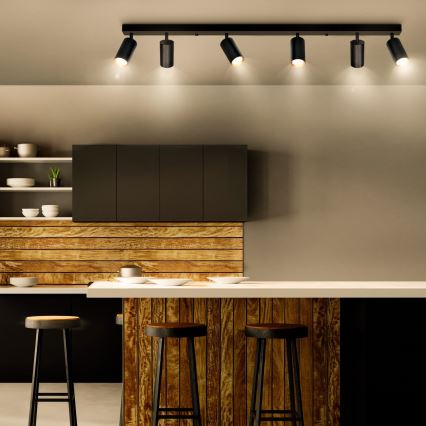 Brilagi - LED Dimmable Spotlight SELE 6xGU10/6,5W/230V 2700-6500K Black/Gold