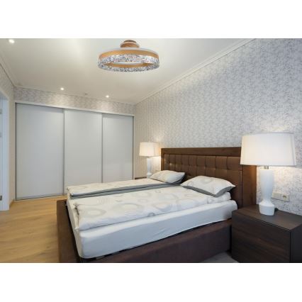 Brilagi - LED Dimmable surface-mounted chandelier LED/86W/230V 3000-6500K gold + remote control