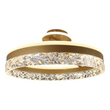 Brilagi - LED Dimmable surface-mounted chandelier LED/86W/230V 3000-6500K gold + remote control