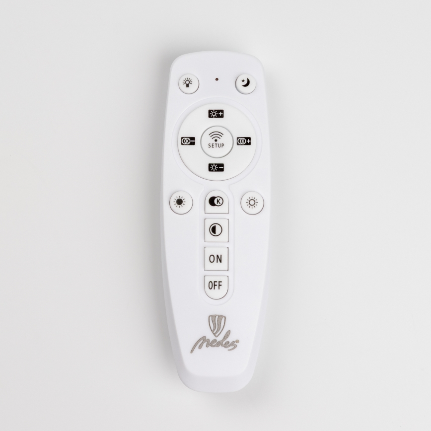 Brilagi - LED Dimmable surface-mounted chandelier ORBITS LED/40W/230V 3000-6500K white + remote control