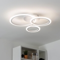 Brilagi - LED Dimmable surface-mounted chandelier ORBITS LED/40W/230V 3000-6500K white + remote control