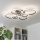 Brilagi - LED Dimmable surface-mounted chandelier ORBITS LED/85W/230V 3000-6500K black + remote control