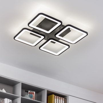 Brilagi - LED Dimmable surface-mounted chandelier SQUARED LED/85W/230V 3000-6500K + remote control