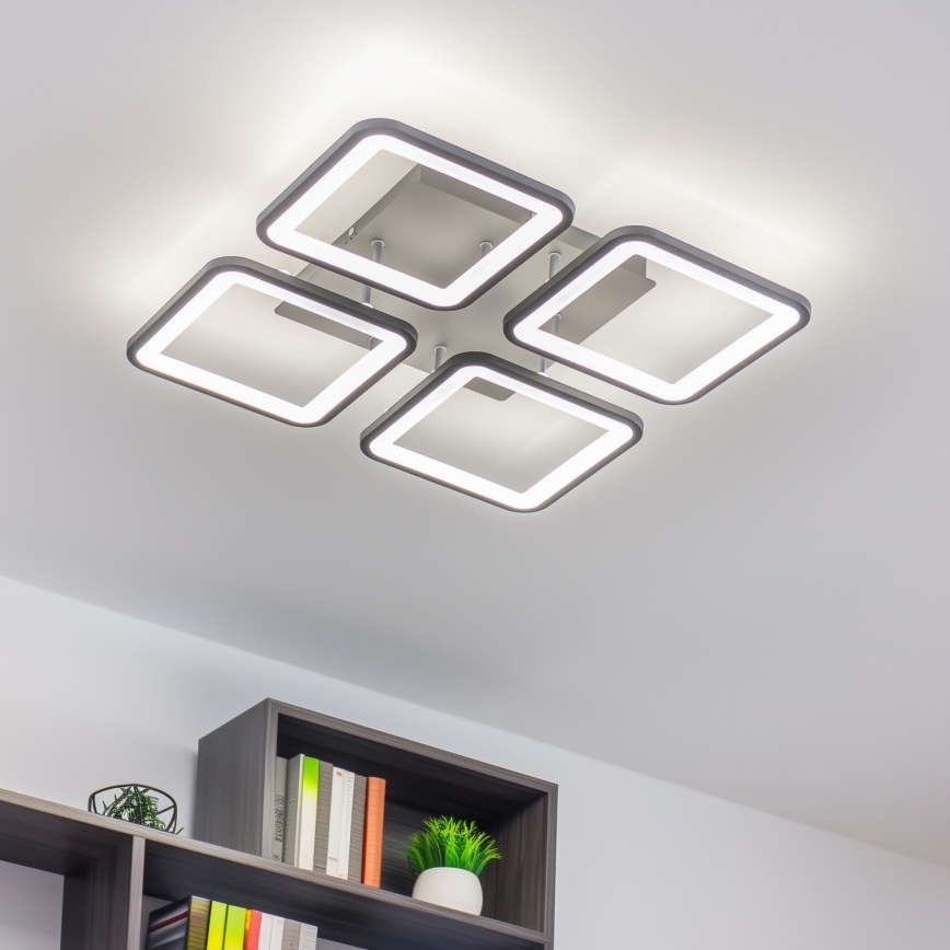 Brilagi - LED Dimmable surface-mounted chandelier SQUARED LED/85W/230V 3000-6500K + remote control