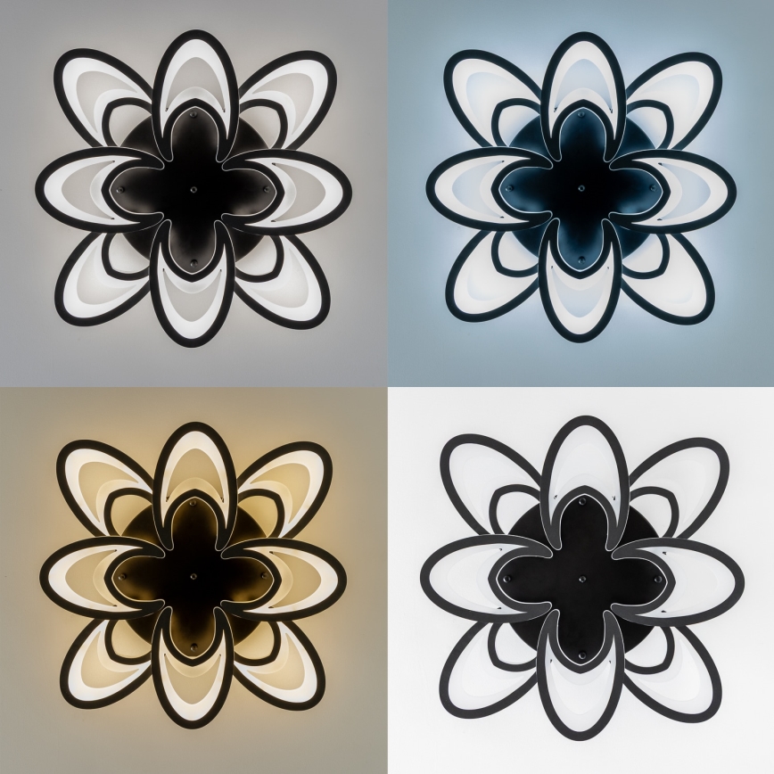 Brilagi - LED Dimmable surface-mounted chandelier TWIST LED/125W/230V 3000-6500K + remote control