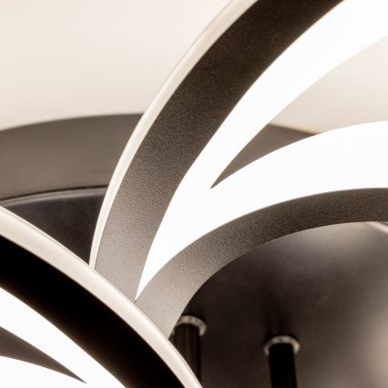 Brilagi - LED Dimmable surface-mounted chandelier TWIST LED/125W/230V 3000-6500K + remote control