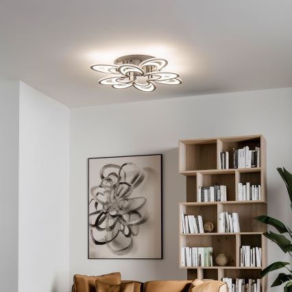 Brilagi - LED Dimmable surface-mounted chandelier TWIST LED/125W/230V 3000-6500K + remote control