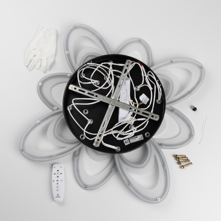 Brilagi - LED Dimmable surface-mounted chandelier TWIST LED/125W/230V 3000-6500K + remote control