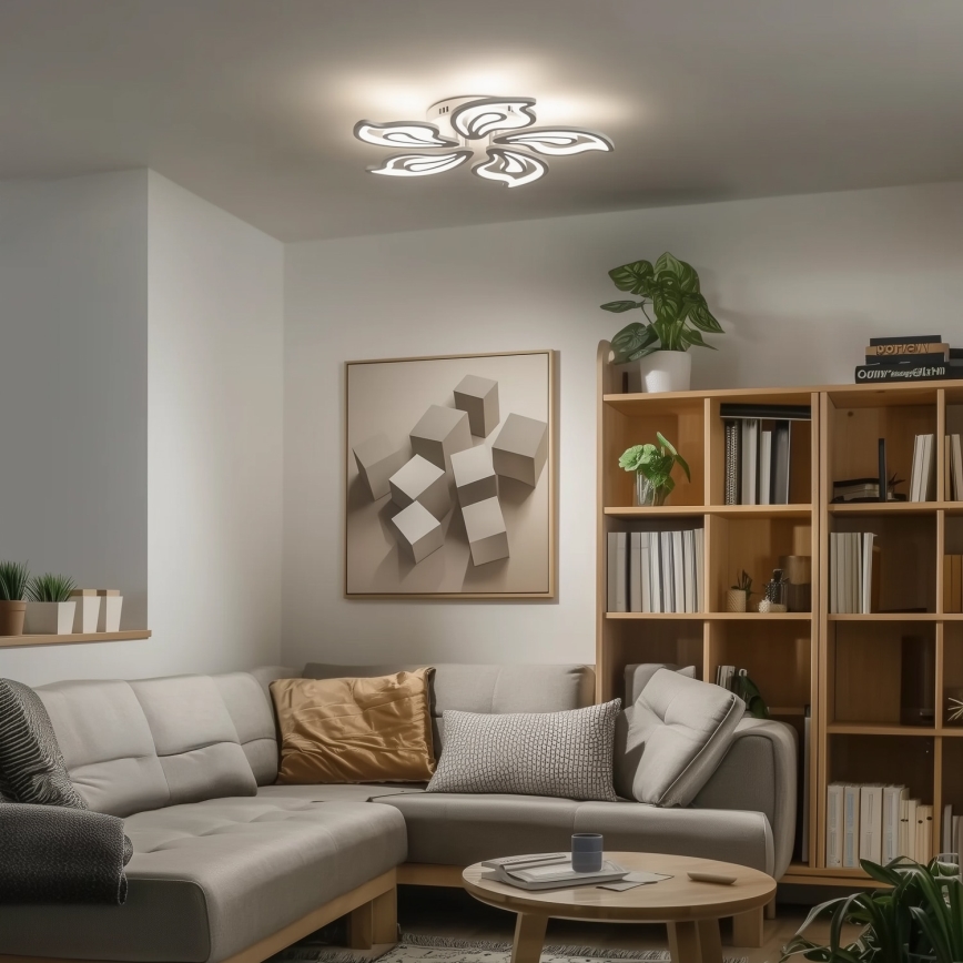 Brilagi - LED Dimmable surface-mounted chandelier TWIST LED/125W/230V 3000-6500K + remote control