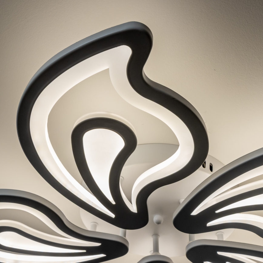 Brilagi - LED Dimmable surface-mounted chandelier TWIST LED/125W/230V 3000-6500K + remote control