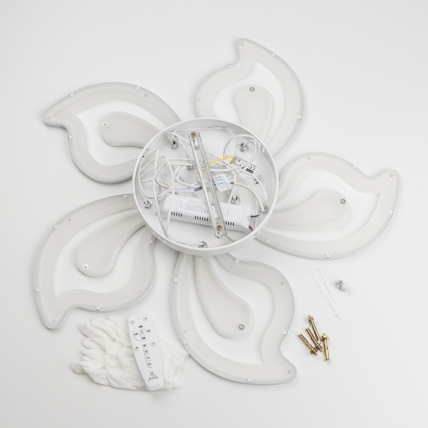 Brilagi - LED Dimmable surface-mounted chandelier TWIST LED/125W/230V 3000-6500K + remote control