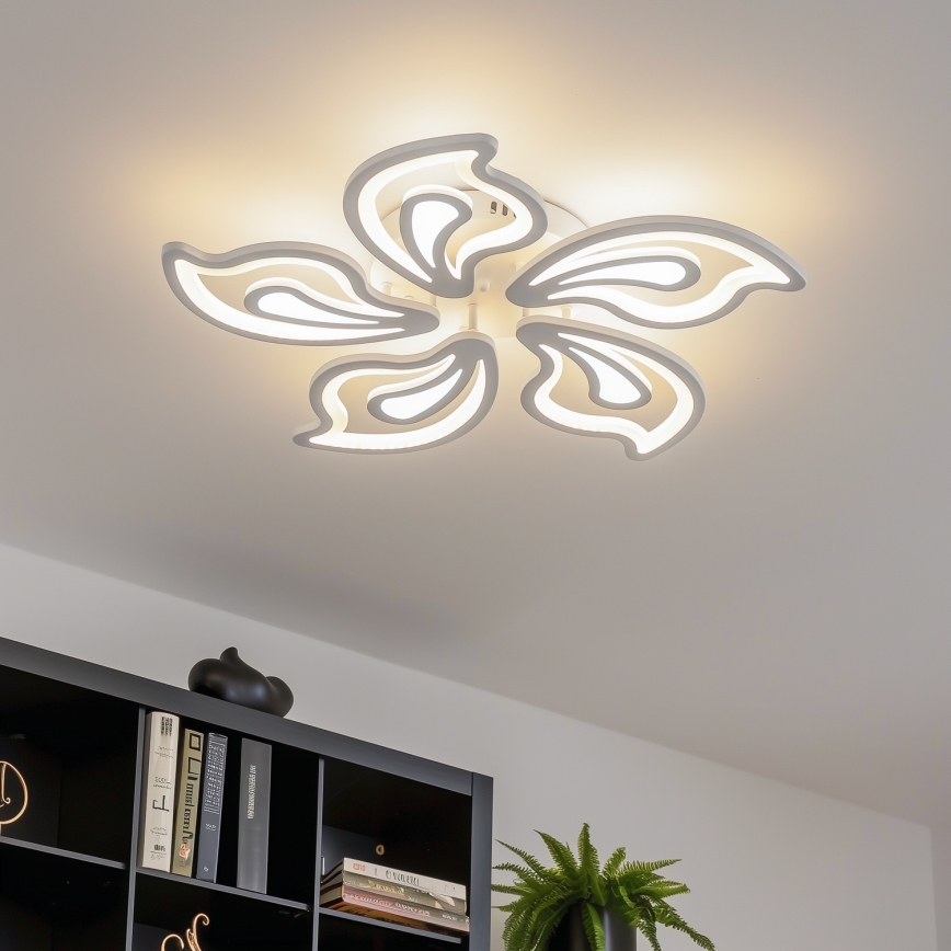 Brilagi - LED Dimmable surface-mounted chandelier TWIST LED/125W/230V 3000-6500K + remote control