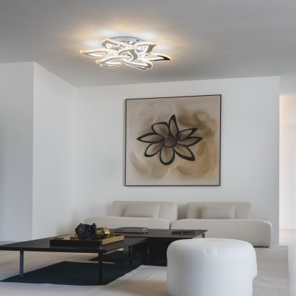 Brilagi - LED Dimmable surface-mounted chandelier TWIST LED/180W/230V 3000-6500K + remote control