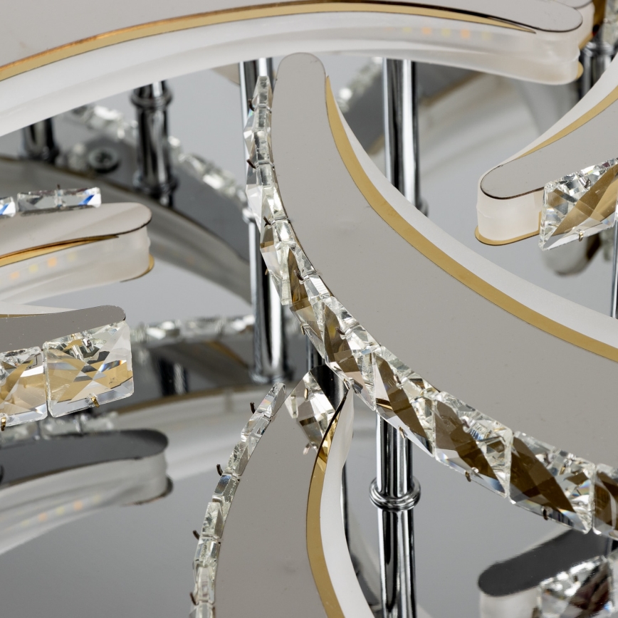 Brilagi - LED Dimmable surface-mounted chandelier TWIST LED/180W/230V 3000-6500K + remote control