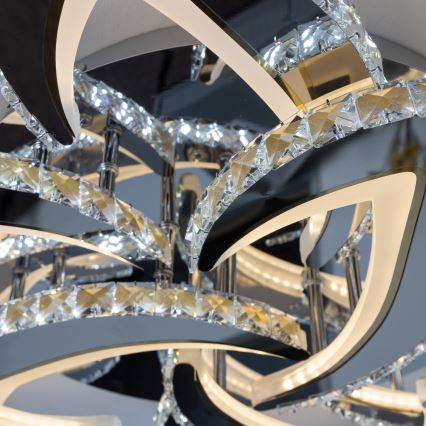 Brilagi - LED Dimmable surface-mounted chandelier TWIST LED/180W/230V 3000-6500K + remote control