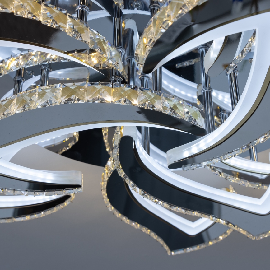 Brilagi - LED Dimmable surface-mounted chandelier TWIST LED/180W/230V 3000-6500K + remote control