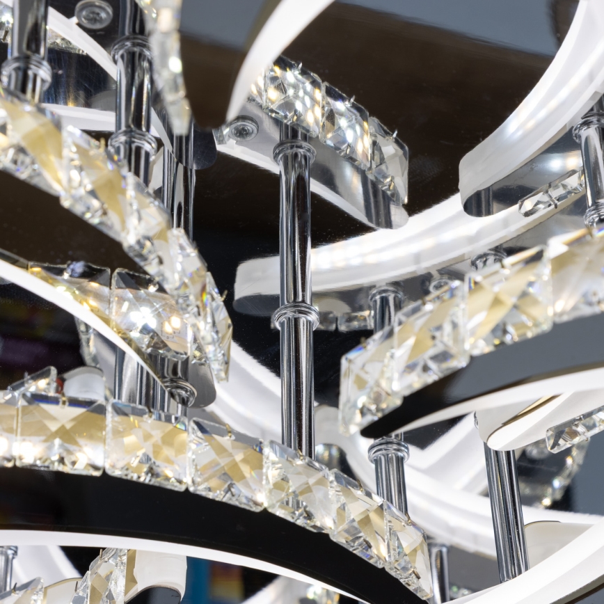 Brilagi - LED Dimmable surface-mounted chandelier TWIST LED/180W/230V 3000-6500K + remote control