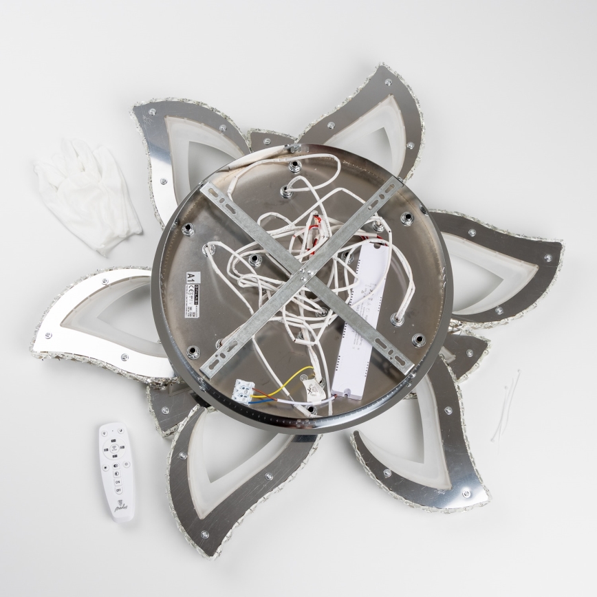 Brilagi - LED Dimmable surface-mounted chandelier TWIST LED/180W/230V 3000-6500K + remote control