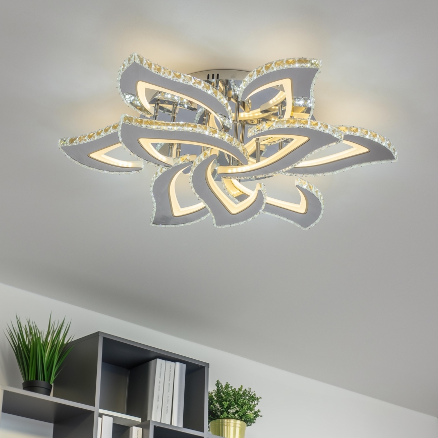 Brilagi - LED Dimmable surface-mounted chandelier TWIST LED/180W/230V 3000-6500K + remote control