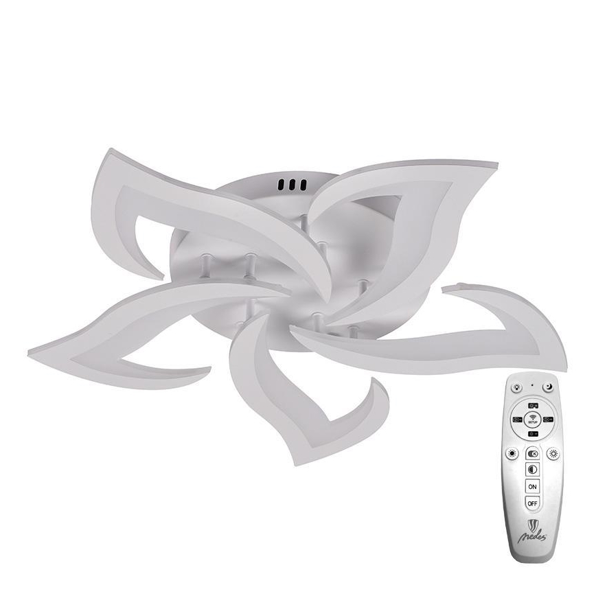 Brilagi - LED Dimmable surface-mounted chandelier TWIST LED/55W/230V 3000-6500K white + remote control