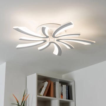 Brilagi - LED Dimmable surface-mounted chandelier TWIST LED/55W/230V 3000-6500K white + remote control