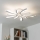 Brilagi - LED Dimmable surface-mounted chandelier TWIST LED/55W/230V 3000-6500K white + remote control
