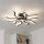 Brilagi - LED Dimmable surface-mounted chandelier TWIST LED/65W/230V 3000-6500K black + remote control