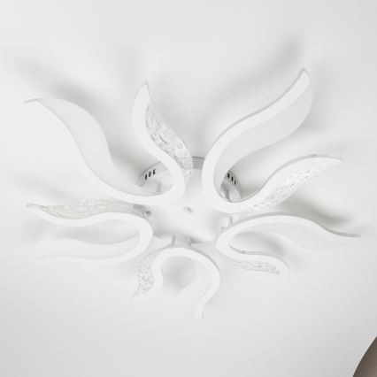 Brilagi - LED Dimmable surface-mounted chandelier TWIST LED/65W/230V 3000-6500K white + remote control