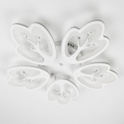 Brilagi - LED Dimmable surface-mounted chandelier TWIST LED/80W/230V 3000-6500K white + remote control
