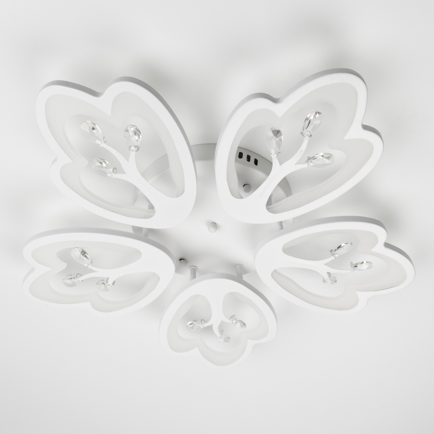 Brilagi - LED Dimmable surface-mounted chandelier TWIST LED/80W/230V 3000-6500K white + remote control