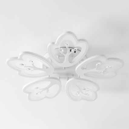 Brilagi - LED Dimmable surface-mounted chandelier TWIST LED/80W/230V 3000-6500K white + remote control