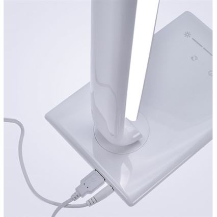 Brilagi - LED Dimmable table lamp USB connector LED/12W/230V white 3000 - 6000K