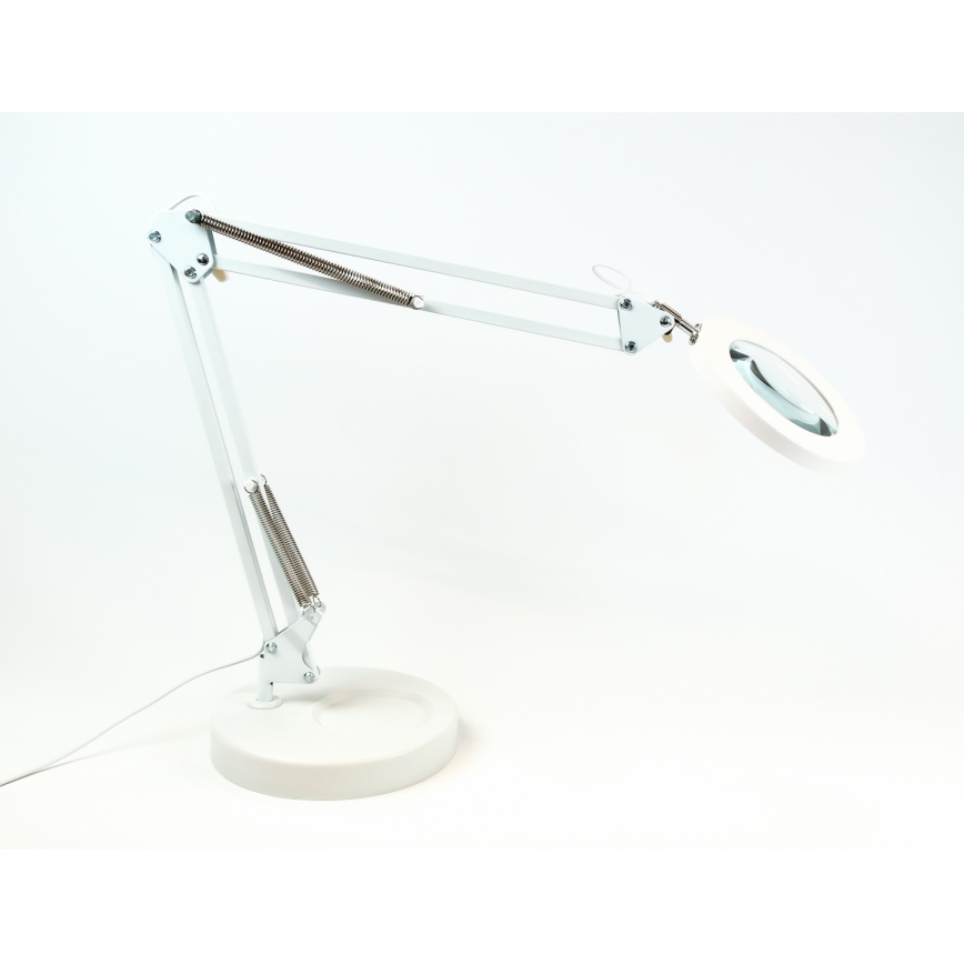 Brilagi - LED Dimmable table lamp with a magnifying glass LENS LED/12W/5V 3000/4200/6000K white