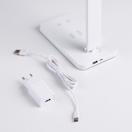 BRILAGI - Dimmable LED Touch Desk Lamp with Qi Wireless Charging MODO CHARGE LED/7W/5V 3000/4000/6000K white