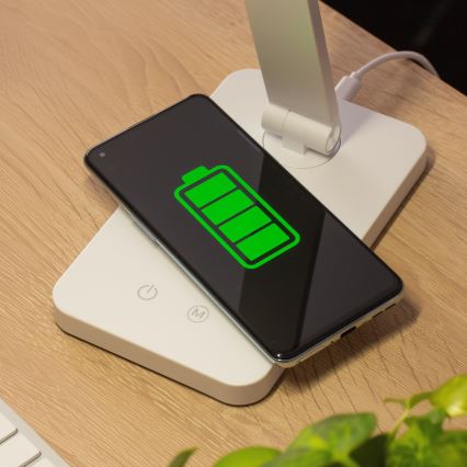 BRILAGI - Dimmable LED Touch Desk Lamp with Qi Wireless Charging MODO CHARGE LED/7W/5V 3000/4000/6000K white