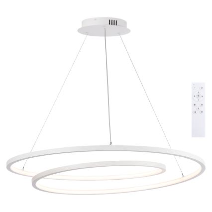 Brilagi - Dimmable TWISTER LED Pendant on Cable LED/105W/230V 3000–6000K Ø100 cm White + Remote Control