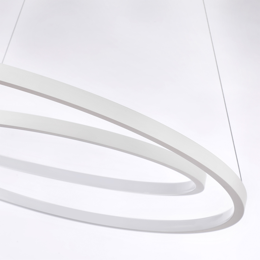 Brilagi - Dimmable TWISTER LED Pendant on Cable LED/105W/230V 3000–6000K Ø100 cm White + Remote Control
