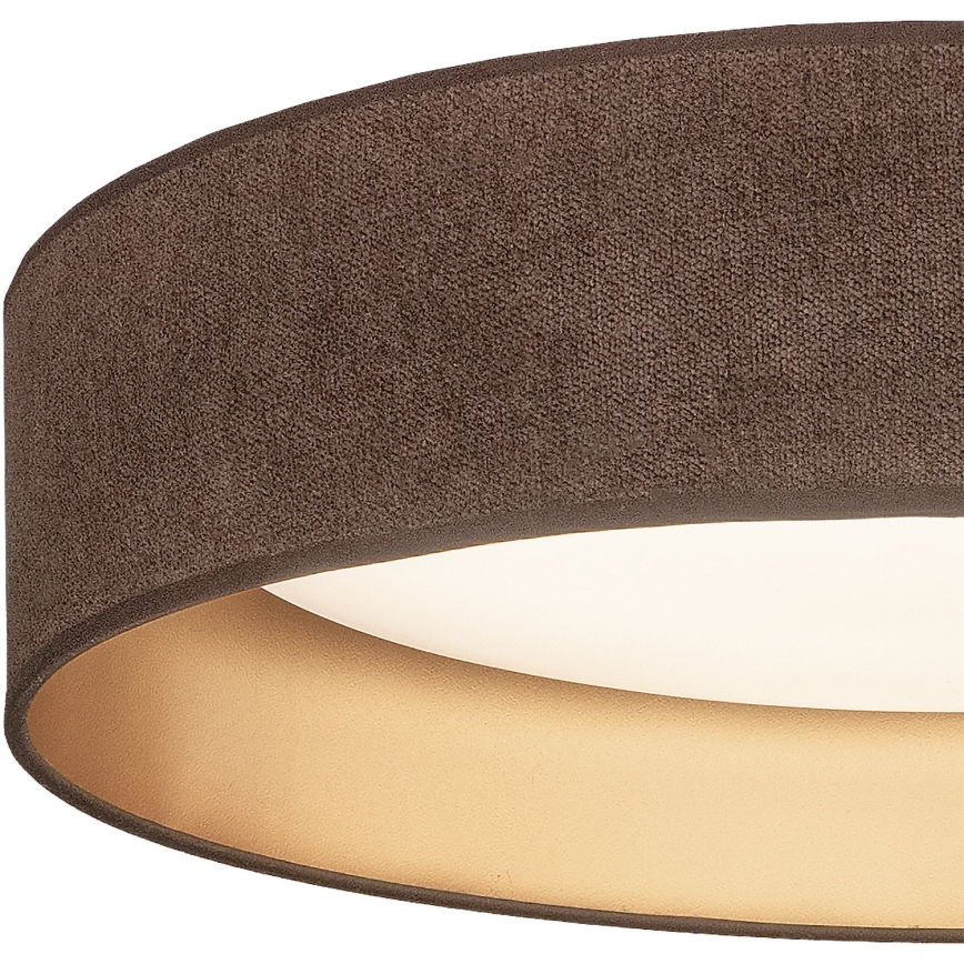 BRILAGI - VELVET SMARTIX LED Dimmable Ceiling Light LED/24W/230V 3000-6000K Ø 45 cm Brown/Gold Wi‑Fi Tuya Beacon + Remote Control