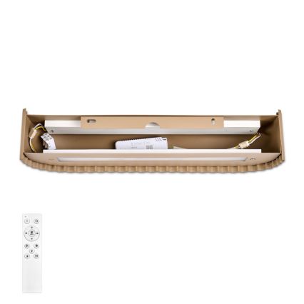 BRILAGI - Dimmable LED wall light FALCON MODERN LED/14W/230V 3000-6000K 40 cm beige + remote control
