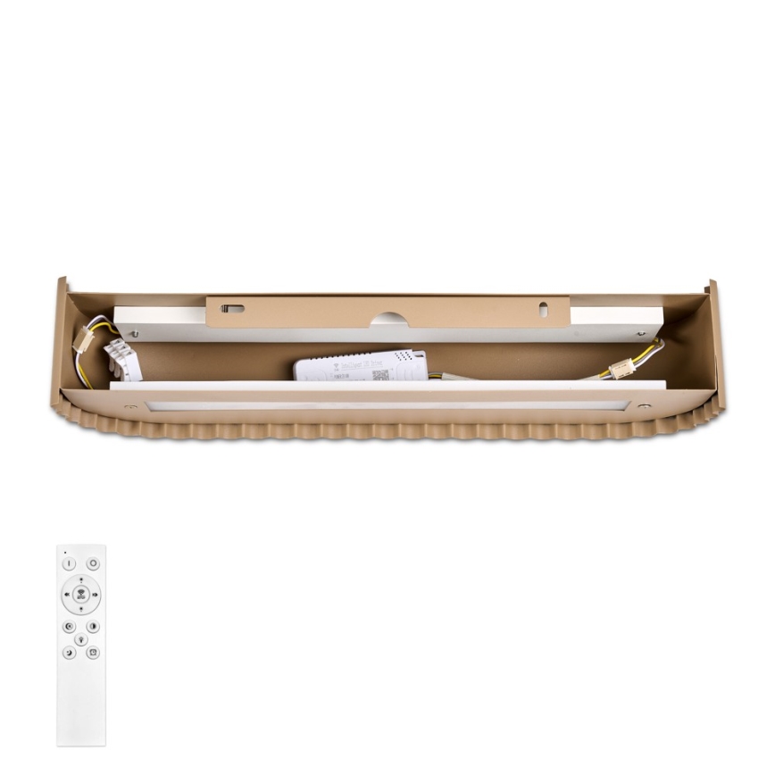 BRILAGI - Dimmable LED wall light FALCON MODERN LED/14W/230V 3000-6000K 40 cm beige + remote control