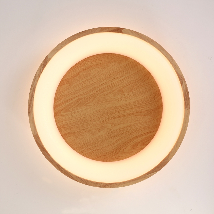 Brilagi - FALCON WOOD LED Ceiling Light LED/40W/230V 3000/4000/6000K Ø 60 cm wood