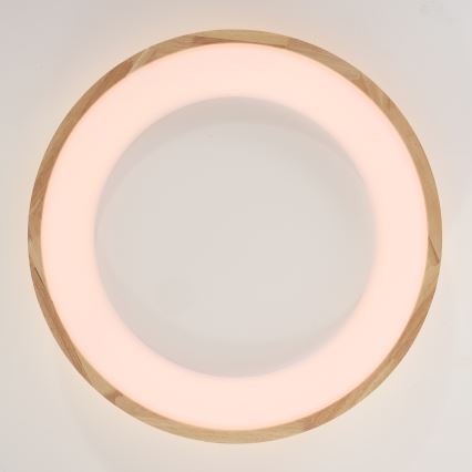 Brilagi - LED Ceiling Light FALCON WOOD LED/40W/230V 3000/4000/6000K Ø 60 cm wood