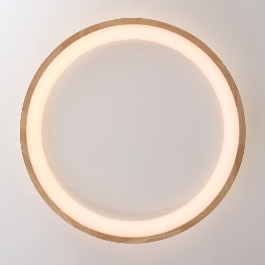 Brilagi - FALCON WOOD LED Ceiling Light, 60 W, 230 V, 3000/4000/6000 K, Ø 80 cm, wood