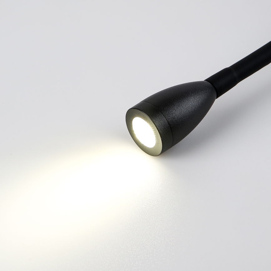 Brilagi - LED Flexible wall lamp MAYA Double LED/4W/230V + LED/3W black