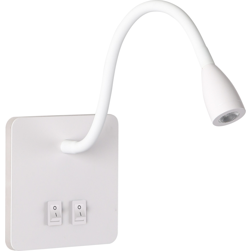 Brilagi - LED Flexible wall lamp MAYA Double LED/4W/230V + LED/3W white